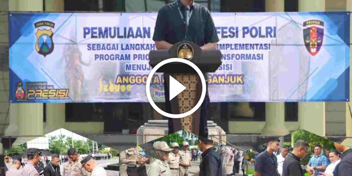 Polres Nganjuk bersama Bidpropam Polda Jatim Gelar&nbsp;Gaktiblin