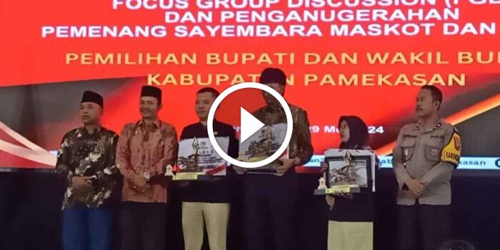 KPU Pamekasan Gelar FGD dan Penganugerahan Pemenang Sayembara Mascot dan Jingle