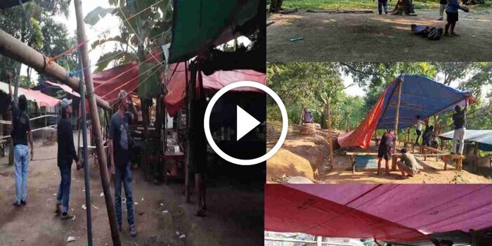 Unit Resmob Polres Nganjuk Gerebek Tiga Lokasi diduga Tempat Judi Sabung Ayam