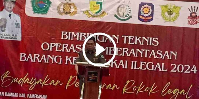 Satpol PP Pamekasan Gelar Bimtek Operasi Pemberantasan Barang Kena Cukai Ilegal&nbsp;2024