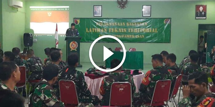 Tingkatkan Kemampuan, Aparat Teritorial Kodim 0826 Pamekasan Gelar Latihan Teknis&nbsp;Teritorial