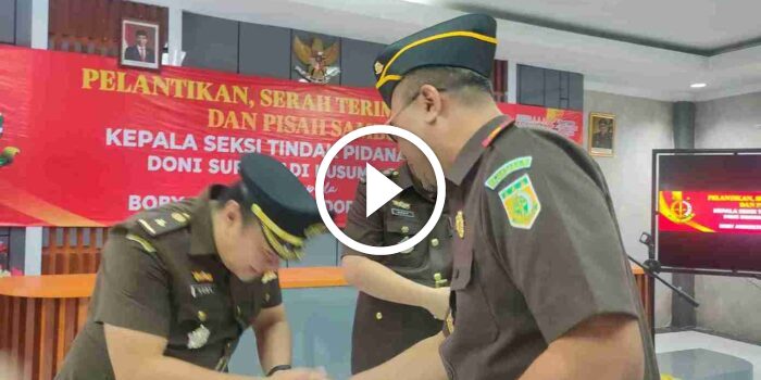 Sertijab Kasi Pidsus Kejari Sumenep, Berikut Pesan Kajari Sigit&nbsp;Waseso