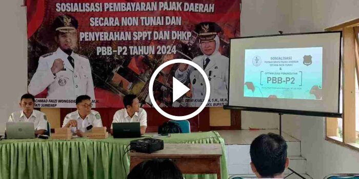 Bapenda Sumenep Sosialisasi Pembayaran Pajak Non Tunai di 2&nbsp;Kecamatan