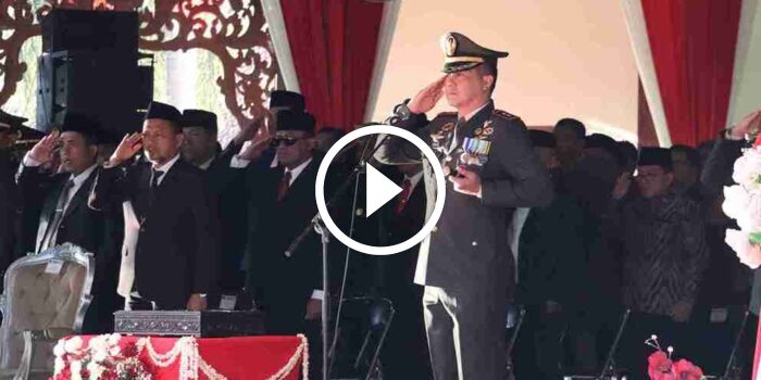 Dandim 0826 Pamekasan Jadi Irup Penurunan Bendera Pusaka pada HUT RI ke-79