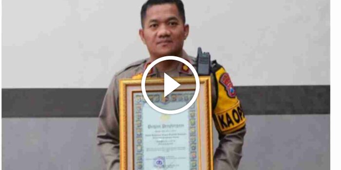 Kapolres Nganjuk Terima Piagam Penghargaan dari&nbsp;Kapolri