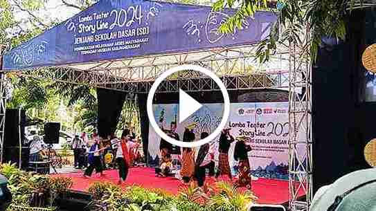 Upaya Lestarikan Budaya, Dinas Pendidikan Pamekasan Tampilkan Story&nbsp;Line