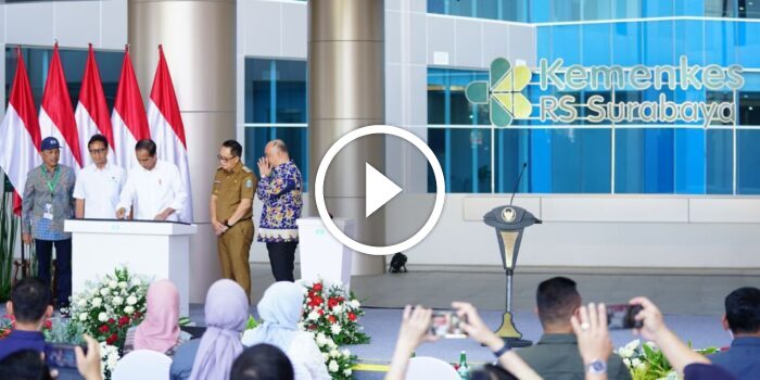 Presiden Joko Widodo Resmikan RS Kemenkes Surabaya
