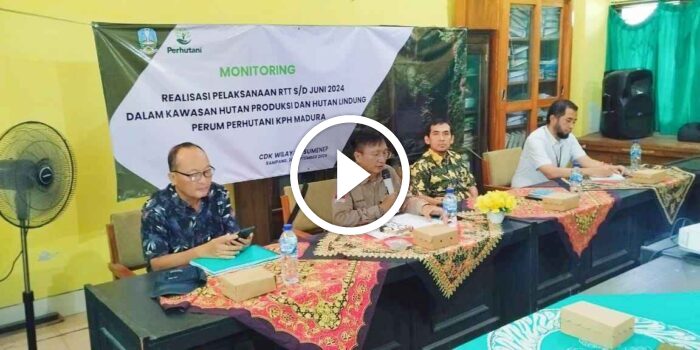 Perhutani KPH Madura Bersinergi dengan CDK lakukan Monev RTT 2024 di Kabupaten&nbsp;Sampang